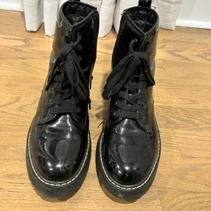 Used in Good Condition Steve Madden Combat Boots - Size 8